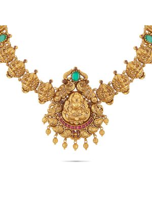 Mesmerising Nagas Antique Necklace-hover