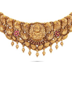 Mesmerising Nagas Antique Choker Necklace-hover