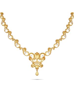 Exciting Gold Fancy Necklace-hover