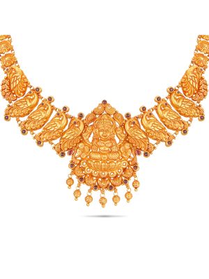 Mesmerising Gold Necklace-hover