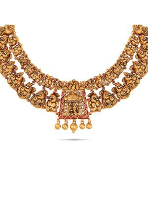 Mesmerising Gold Necklace-hover