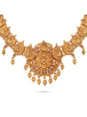 Mesmerising Nagas Gold Necklace-hover