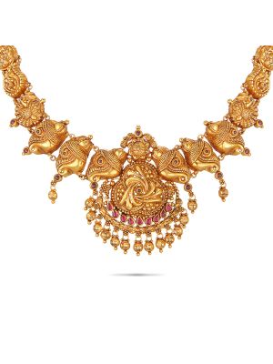 Mesmerising Gold Necklace-hover