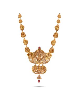 Fascinating Gold Fancy Necklace-hover