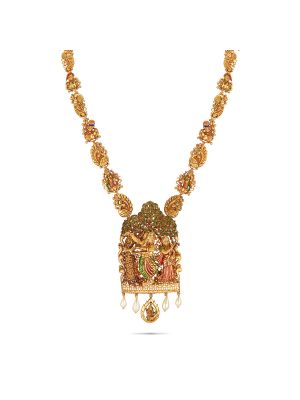 Fascinating Gold Fancy Necklace-hover