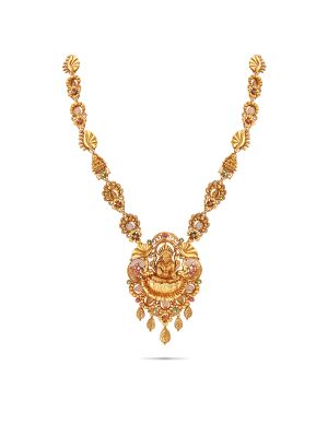 Fascinating Gold Fancy Necklace-hover