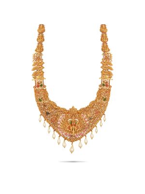 Fascinating Gold Fancy Necklace-hover