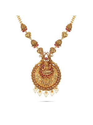 Traditional Gorgeous Gold Necklace-hover