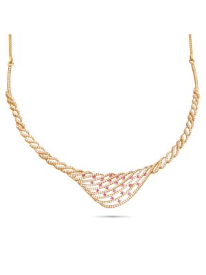 Elite Fancy Gold Necklace-hover