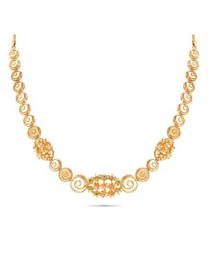 Elite Fancy Gold Necklace-hover