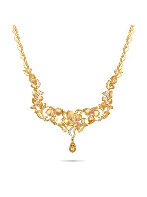 Exciting Gold Fancy Necklace-hover