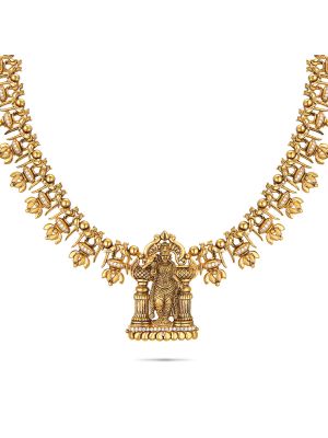 Fascinating Gold Fancy Necklace-hover