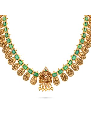 Fascinating Gold Fancy Necklace-hover