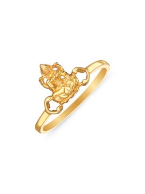 Goddess Lakshmi design Gold plated adjustable Finger rings – Simpliful  Jewelry