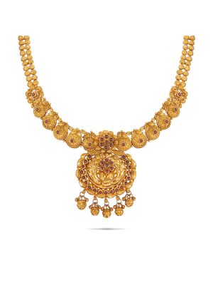 Exciting Gold Fancy Necklace-hover