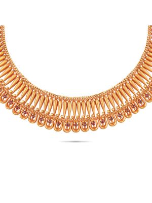 Fascinating Gold Fancy Necklace-hover