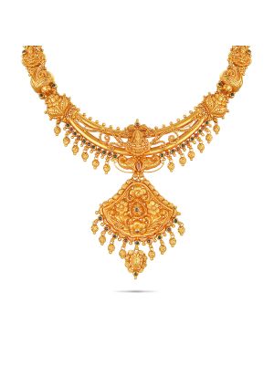 Exciting Gold Fancy Necklace-hover