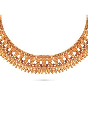 Mesmerising Gold Necklace-hover