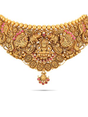 Mesmerising Temple Choker Necklace-hover