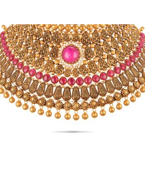 Royal Antique Choker Necklace-hover