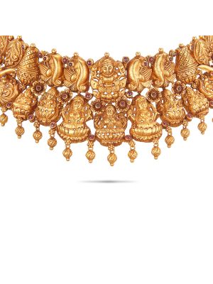 Mesmerising Temple Choker Necklace-hover