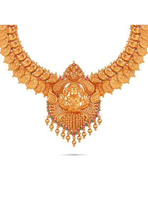 Exciting Gold Fancy Necklace-hover