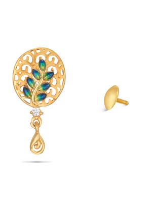 Elegant Leaf Earring-hover