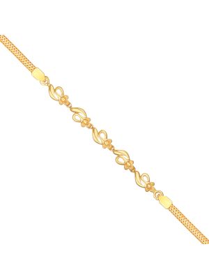 Fascinating Flower Design Gold Bracelet-hover