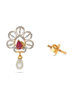 Enticing Trendy Diamond Earring-hover