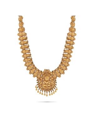 Mesmerising Nagas Antique Gold Haram-hover