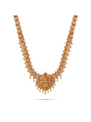 Mesmerising Nagas Antique Gold Haram-hover