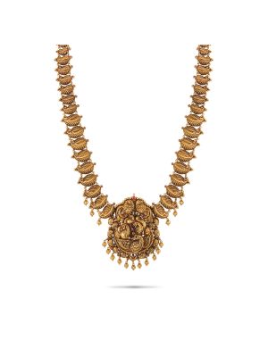 Mesmerising Nagas Antique Gold Haram-hover