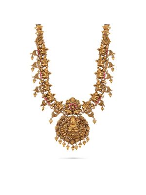 Mesmerising Nagas Antique Gold Haram-hover