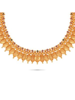 Exciting Gold Fancy Necklace-hover