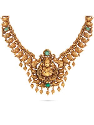 Mesmerising Nagas Antique Necklace-hover