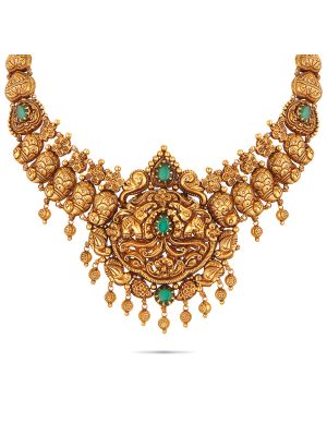 Mesmerising Nagas Antique Necklace-hover