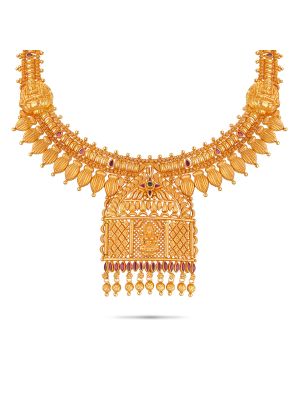 Fascinating Gold Fancy Necklace-hover