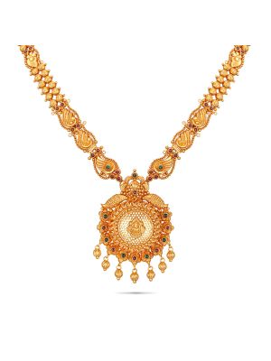 Fascinating Gold Fancy Necklace-hover