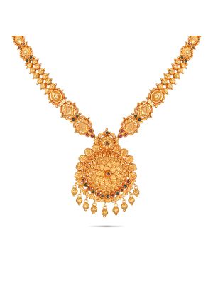 Fascinating Gold Fancy Necklace-hover