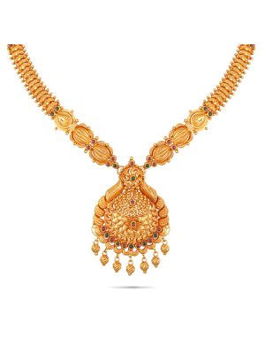 Exciting Gold Fancy Necklace-hover