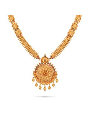 Fascinating Gold Fancy Necklace-hover