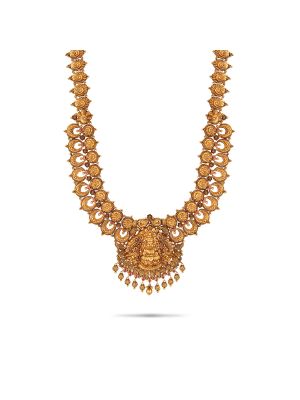 Mesmerising Nagas Antique Gold Haram-hover