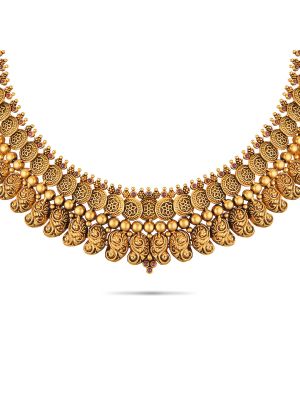 Mesmerising Gold Necklace-hover