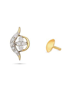 Latest Floral Diamond Earring-hover