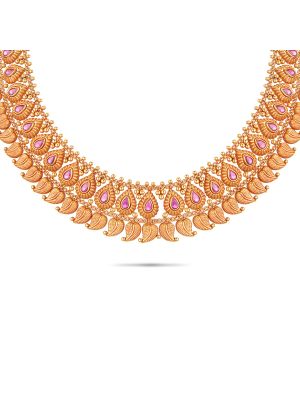 Mesmerising Gold Necklace-hover