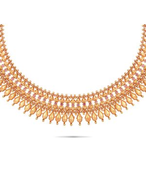 Mesmerising Gold Necklace-hover