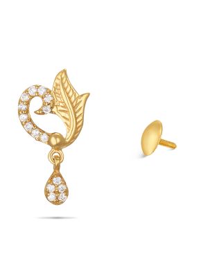 Elegant Leaf Earring-hover