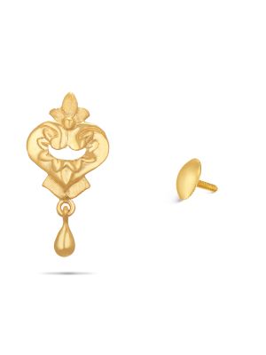 Gold Flower Earring-hover