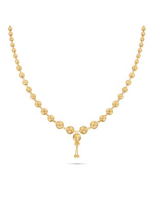 Trendy Magic Balls Gold Necklace-hover