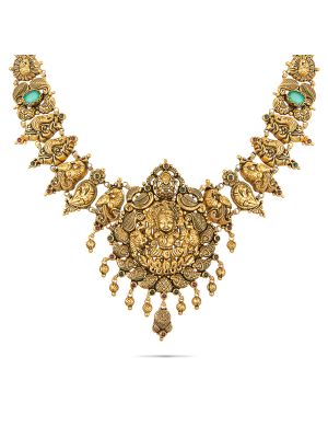 Nagas Antique Gold Necklace-hover